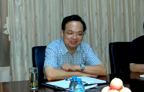 常州市副市长高清一行来mg冰球突破集团调研