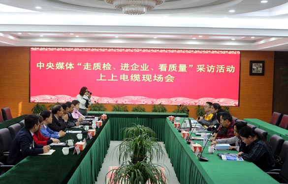 “走质检、进企业、看质量”中央媒体走进mg冰球突破电缆