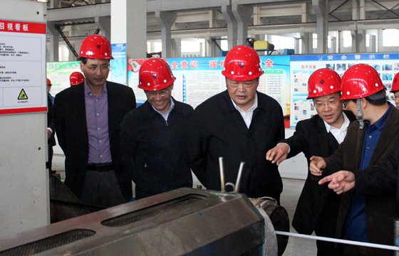 省政协副主席周继业一行来mg冰球突破电缆调研