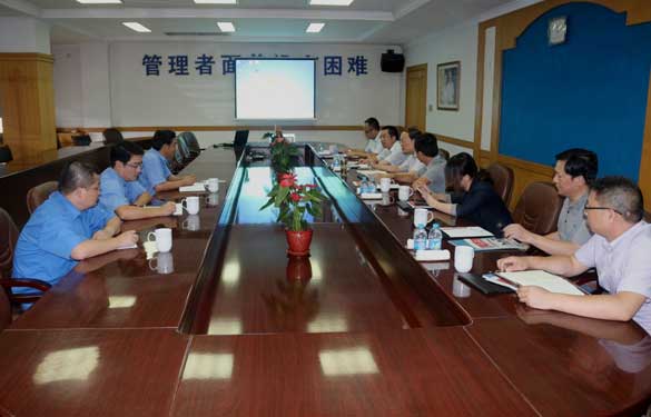 省经信委电力能源处向导一行来mg冰球突破电缆调研