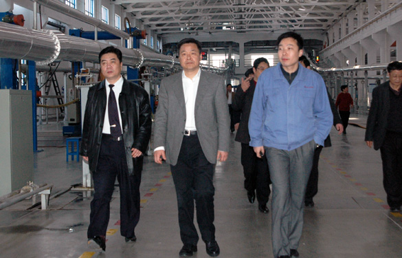 浙江省长兴县党政代表团一行百余人来mg冰球突破集团旅行考察