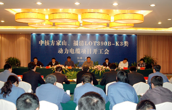 mg冰球突破“中核方家山、福清LOT390B-K3类 动力电缆项目开工会”顺遂召开