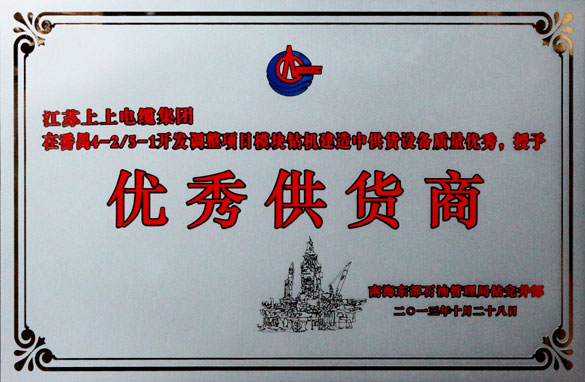 mg冰球突破集团被中海石油深圳分公司评为“优异供应商”