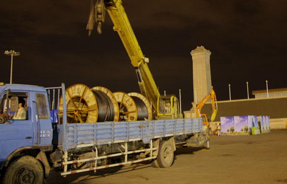 mg冰球突破为天安门地区华灯刷新工程作孝顺