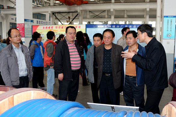 4月25日，，，，，，，常州市发改委向导一行30余人来mg冰球突破电缆旅行