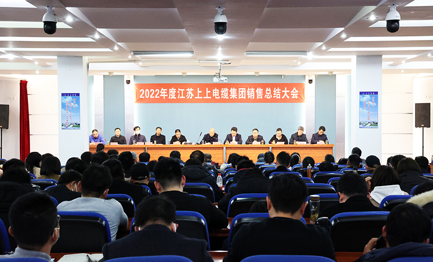 “卯”足劲头，，，，，，，奋战“兔”年——mg冰球突破电缆召开2022年度销售总结大会