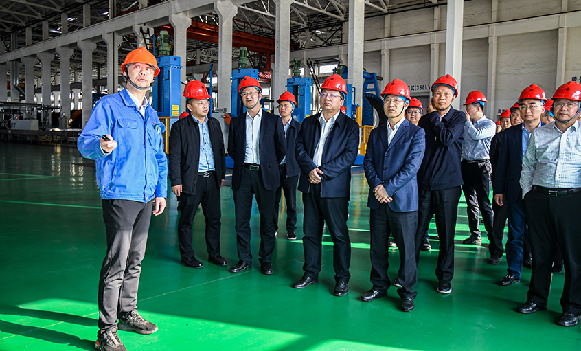 泰州市海陵区党政代表团来mg冰球突破电缆考察