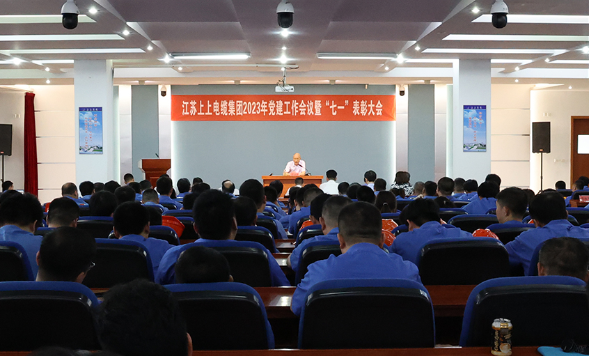 mg冰球突破电缆召开2023年党建事情聚会暨“七一”表扬大会