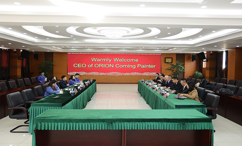 欧励隆集团CEO Corning Painter一行来mg冰球突破电缆旅行交流